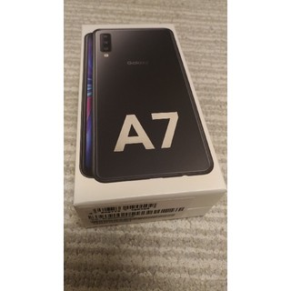 ギャラクシー(Galaxy)の新品　Galaxy A7 ブラック  SIMフリー　(スマートフォン本体)