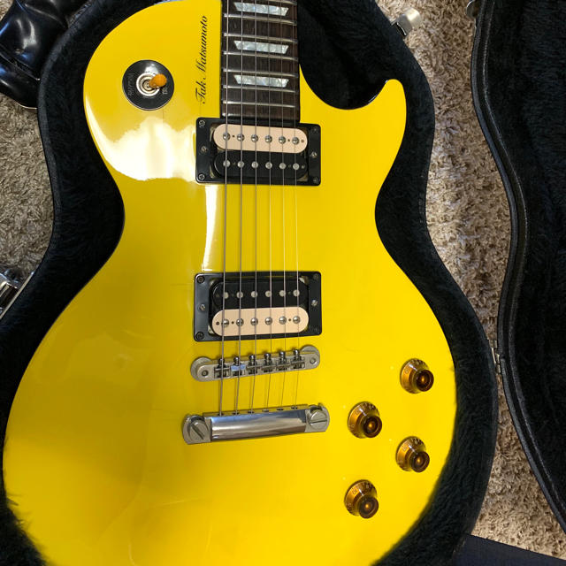 Gibson USA tak matsumoto Canary Yellow