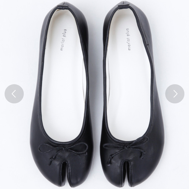 merlot(メルロー)のmerlot 変形バレエシューズ レディースの靴/シューズ(ハイヒール/パンプス)の商品写真