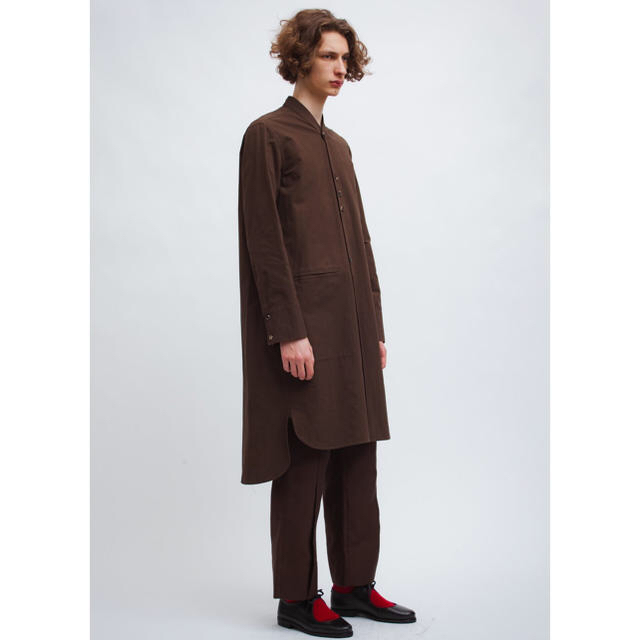 Omar Afridi - Omar Shirt (Brown) Mサイズ メンズのトップス(シャツ)の商品写真