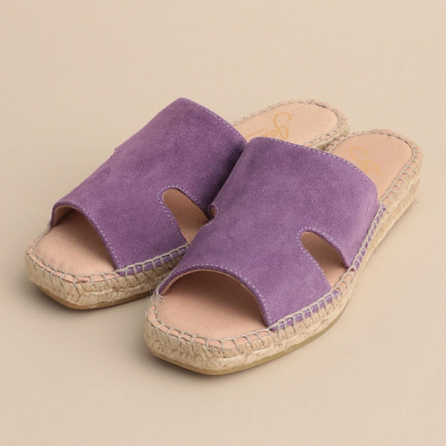 新品】GAIMO ガイモ スクエア ジュート サンダル - サンダル