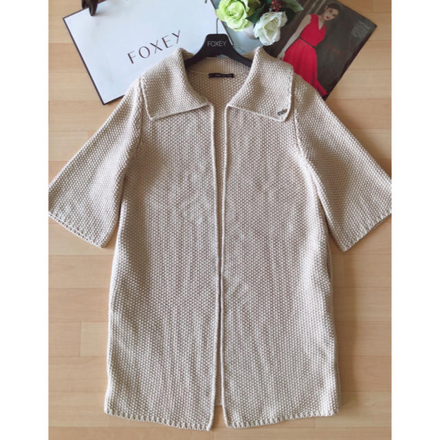 誠実】 FOXEY - 極美品!FOXEY春夏ロングカーディガン 42 Rene