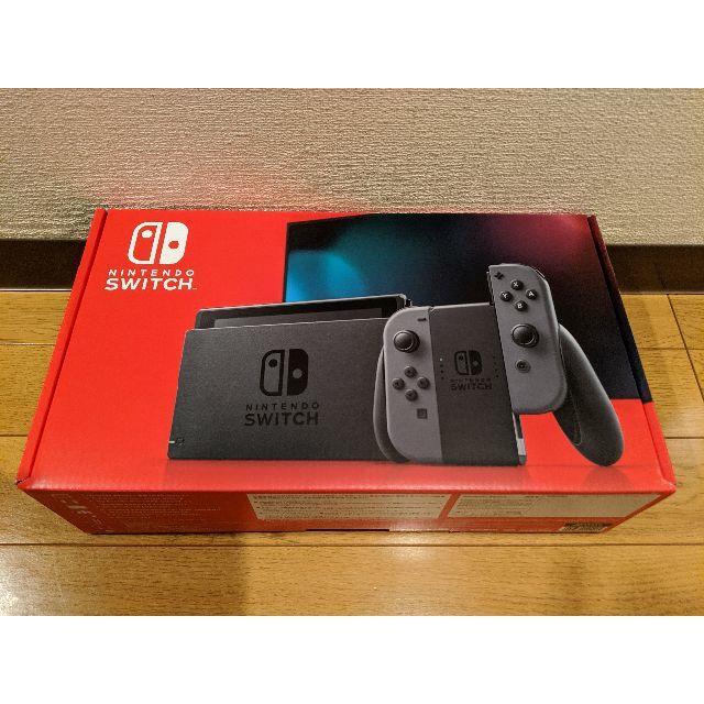 新品 nintendo switch グレー 本体 ニンテンドースイッチ