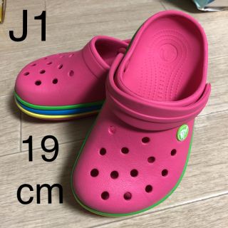 クロックス(crocs)のクロックス キッズ サンダル レインボー J1 19センチ(サンダル)