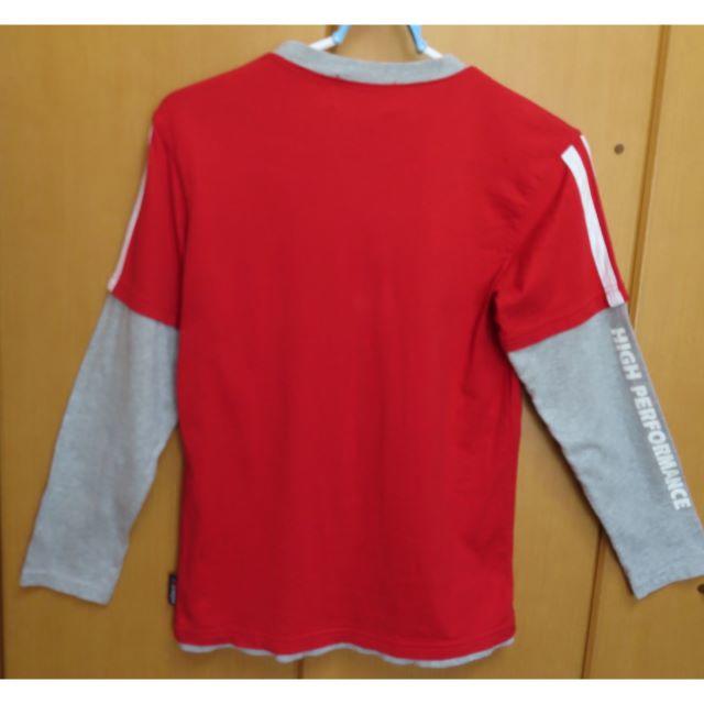 Kaepa(ケイパ)の【Kaepa】綿100％長袖レイヤードTシャツ【USED】 キッズ/ベビー/マタニティのキッズ服男の子用(90cm~)(Tシャツ/カットソー)の商品写真