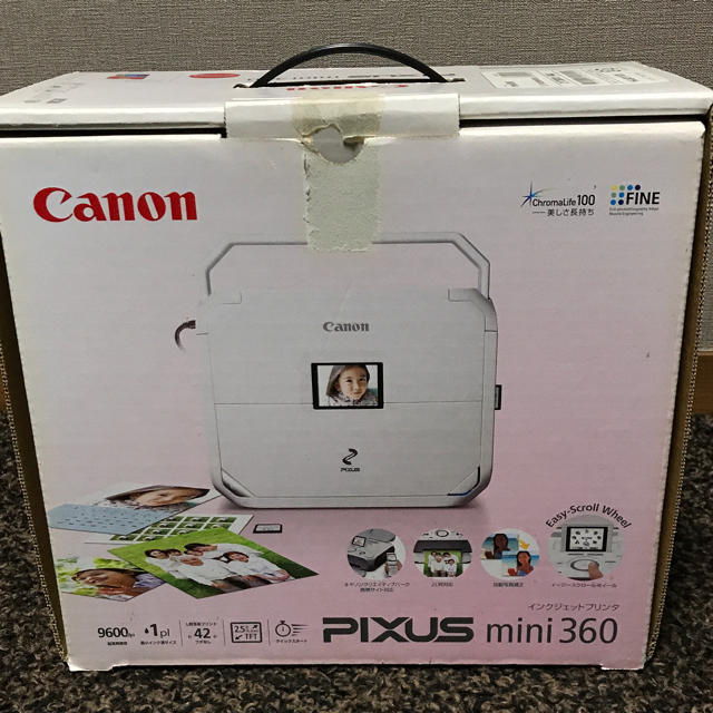 Canon(キヤノン)の【プリンター】Canon pixus mini 360 スマホ/家電/カメラのPC/タブレット(PC周辺機器)の商品写真