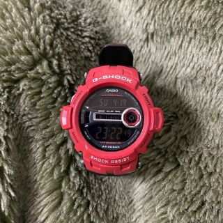 カシオ(CASIO)のG-SHOCK  レッド(腕時計(デジタル))