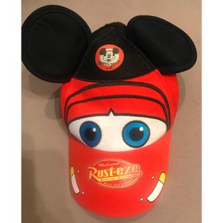 カリフォルニアディズニー　カーズランド限定　カーズ帽子(キャラクターグッズ)