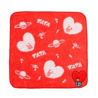 ボウダンショウネンダン(防弾少年団(BTS))の【日本限定】今治アップリケミニタオル TATA BT21 新品(ハンカチ)