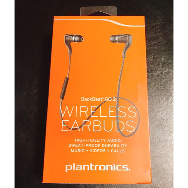 【美品】PLANTRONICS BACKBEAT GO 2 BLACK スマホ/家電/カメラのオーディオ機器(ヘッドフォン/イヤフォン)の商品写真