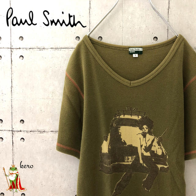 Paul Smith(ポールスミス)の【人気】ポールスミス　サーマル　Tシャツ　Vネック メンズのトップス(Tシャツ/カットソー(半袖/袖なし))の商品写真