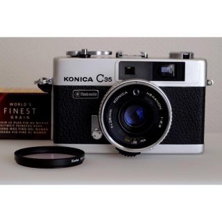 コニカミノルタ(KONICA MINOLTA)のKonica C35 Flash matic「ジャーニーコニカ」完動美品・試写済(フィルムカメラ)