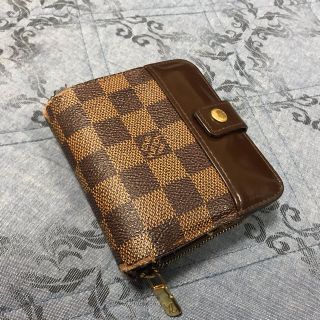 ルイヴィトン(LOUIS VUITTON)のルイヴィトン　ダミエ　二つ折財布　現状(財布)