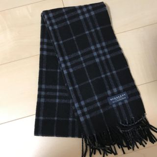 バーバリー(BURBERRY)の【美品】Burberry カシミアマフラー(マフラー)