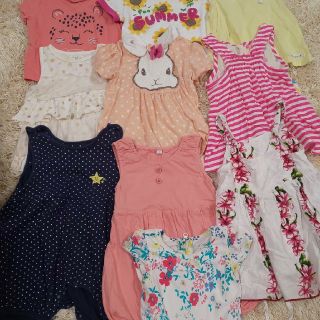 ベビーギャップ(babyGAP)のサイズ80☆ベビーギャップ他女の子夏服まとめ売り(Ｔシャツ)