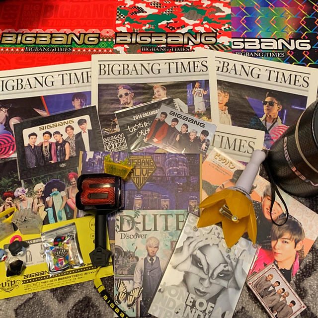 BIGBANG(ビッグバン)のBIG BANG グッツまとめ売り　★SOLからキャッチしたリングもあります★ エンタメ/ホビーのタレントグッズ(アイドルグッズ)の商品写真
