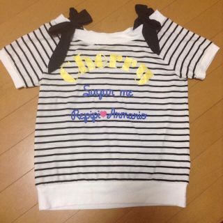 レピピアルマリオ(repipi armario)の肩リボンオフショルトップス(Tシャツ(半袖/袖なし))