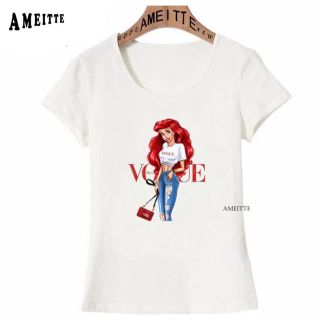 ザラ(ZARA)の新品👒スプリングアリエルプリント🧜‍♀️トップスTシャツ(Tシャツ(半袖/袖なし))