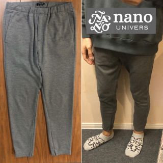 ナノユニバース(nano・universe)のnano universイージーパンツグレーパンツテーパードパンツメンズ送料込(その他)