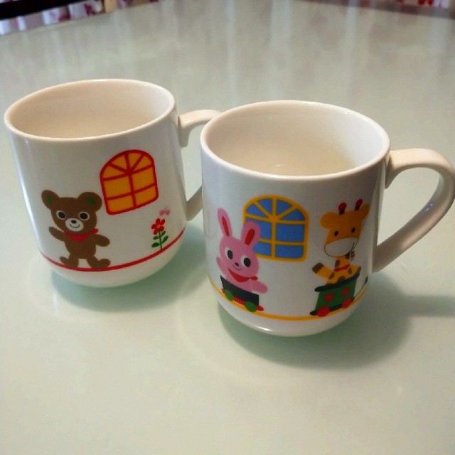 mikihouse(ミキハウス)のMIKI HOUSE ペアマグカップ キッズ/ベビー/マタニティの授乳/お食事用品(マグカップ)の商品写真