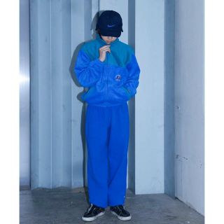 ヨウジヤマモト(Yohji Yamamoto)のdead stock vintage フランス軍 ブルー フリース セットアップ(ミリタリージャケット)