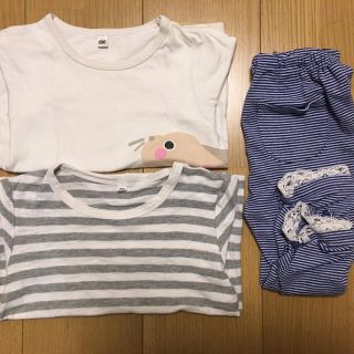 ムジルシリョウヒン(MUJI (無印良品))の子供服　size100 女の子　(Tシャツ/カットソー)