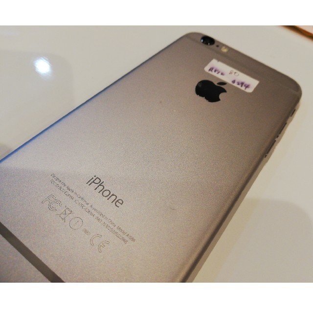 Apple(アップル)のジャンク　apple  iPhone6  アイフォン　グレー　80 スマホ/家電/カメラのスマートフォン/携帯電話(スマートフォン本体)の商品写真