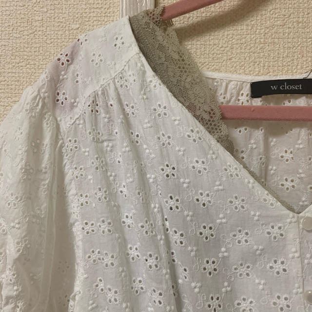 w closet(ダブルクローゼット)のwcloset ♡ レーストップス レディースのトップス(シャツ/ブラウス(半袖/袖なし))の商品写真