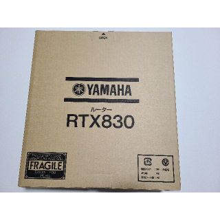 ヤマハ(ヤマハ)のYAMAHA RTX830 ルーター ２台セット(PC周辺機器)