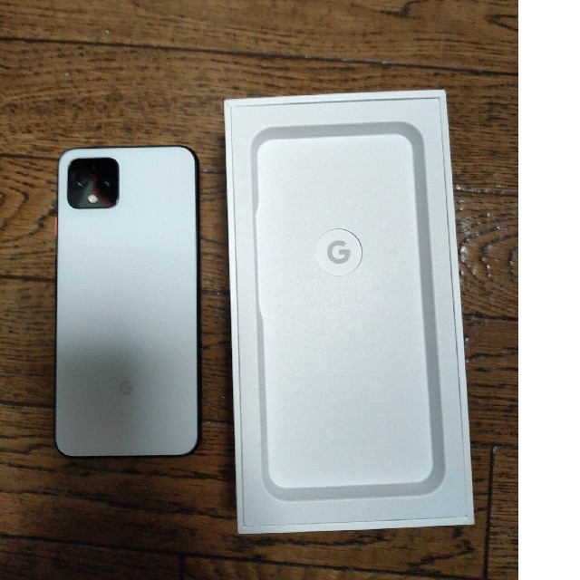 Softbank(ソフトバンク)のPixel4 64GB White　ほぼ新品 スマホ/家電/カメラのスマートフォン/携帯電話(スマートフォン本体)の商品写真