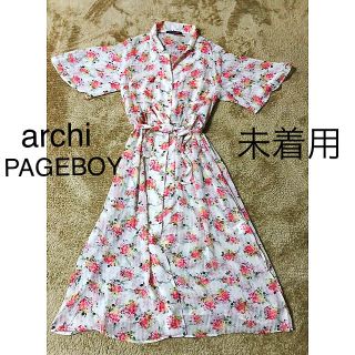 ページボーイ(PAGEBOY)のうさぎーず様専用PAGEBOY  花柄ワンピース(ロングワンピース/マキシワンピース)