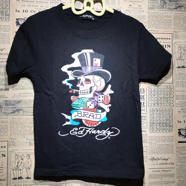 Ed Hardy(エドハーディー)のDON ED HARDY ドン エド ハーディー Tシャツ サイズ120 キッズ/ベビー/マタニティのキッズ服男の子用(90cm~)(Tシャツ/カットソー)の商品写真