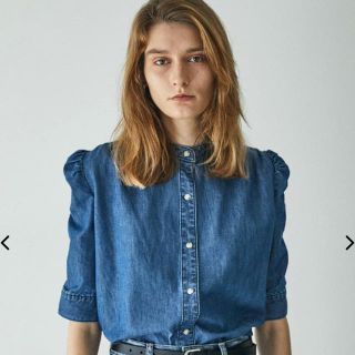 マウジー(moussy)のao様専用。新作　MOUSSY GATHER SLEEVE DENIMブラウス　(シャツ/ブラウス(長袖/七分))