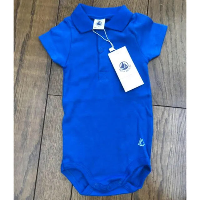 PETIT BATEAU(プチバトー)の【新品】PETIT BATEAU プチバトー ポロロンパースとGAP3点 キッズ/ベビー/マタニティのベビー服(~85cm)(ロンパース)の商品写真