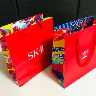 エスケーツー(SK-II)のSKII ショップ袋　二枚セット(ショップ袋)