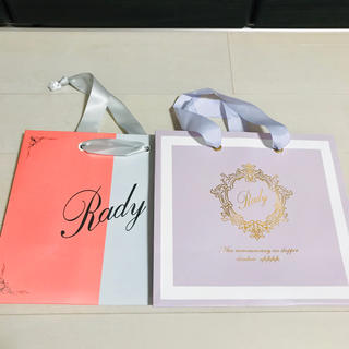 レディー(Rady)のrady ショップ袋　二枚セット(ショップ袋)