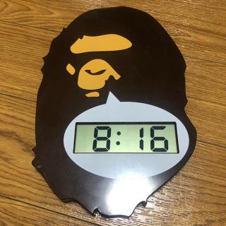 アベイシングエイプ(A BATHING APE)のAPE 時計(置時計)