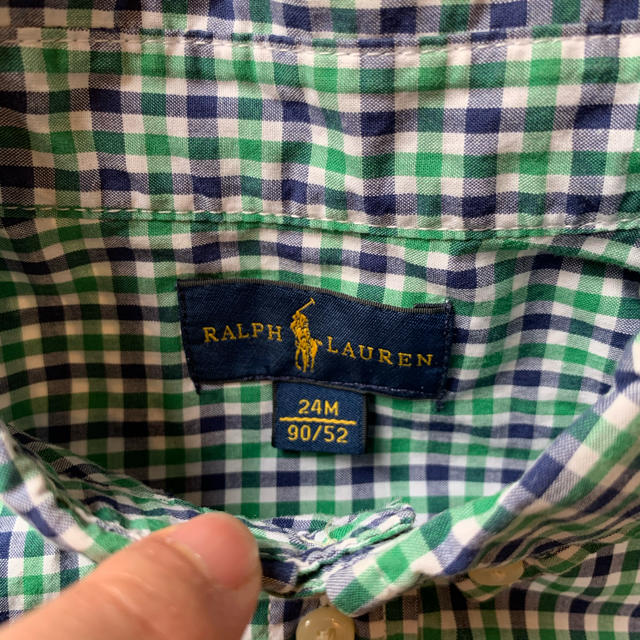 Ralph Lauren(ラルフローレン)のラルフローレン チェックシャツ 90cm キッズ/ベビー/マタニティのキッズ服男の子用(90cm~)(ブラウス)の商品写真