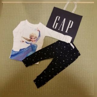 ベビーギャップ(babyGAP)の80 アナと雪の女王　ディズニーコレクション　セットアップ(パジャマ)