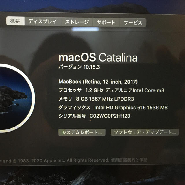 Mac (Apple)(マック)のMacBook 2017 スマホ/家電/カメラのPC/タブレット(ノートPC)の商品写真