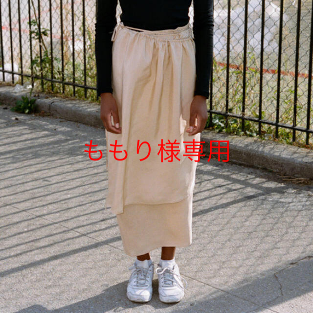 jonnlynx(ジョンリンクス)の6/2まで専用　baserange Gada Skirt  Silk Voile レディースのスカート(ロングスカート)の商品写真