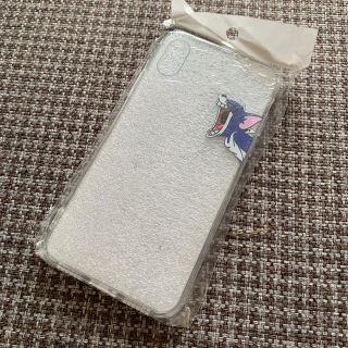 iPhone X XS ケータイケース 透明 トムとジェリー(iPhoneケース)