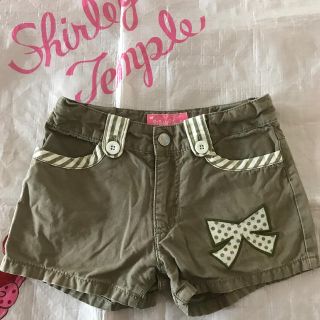 シャーリーテンプル(Shirley Temple)のシャーリーテンプル  ショートパンツ　カーキ　110(パンツ/スパッツ)