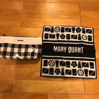 マリークワント(MARY QUANT)の【値下げ】マリークワント(MARY QUANT）ポーチ・タオルハンカチ　セット(ポーチ)