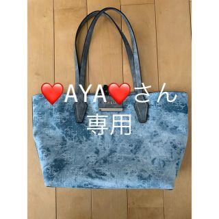 ゲス(GUESS)のゲス❤︎トートバック　デニム系　美品✨(トートバッグ)