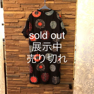 柄のワンピース　sold out(ロングワンピース/マキシワンピース)