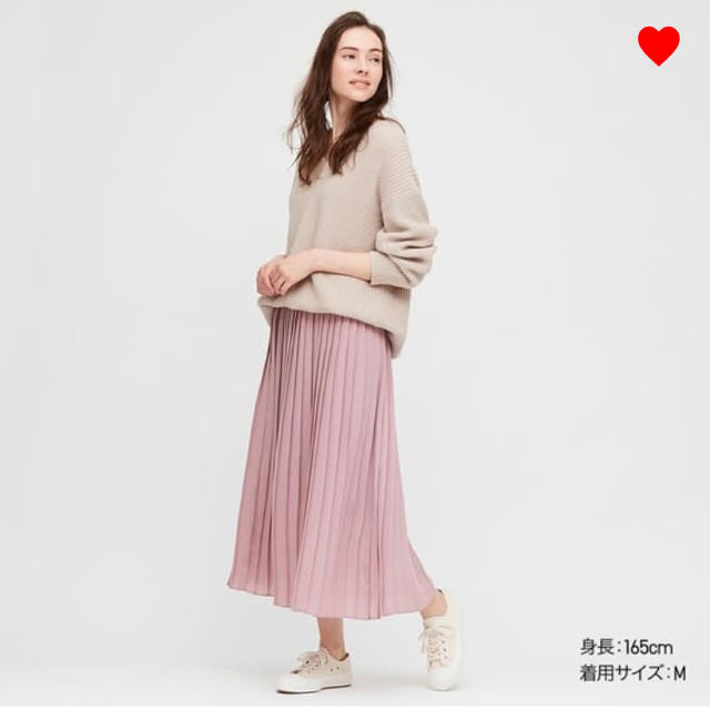 UNIQLO(ユニクロ)のユニクロ　シフォンプリーツロングスカート　 レディースのスカート(ロングスカート)の商品写真