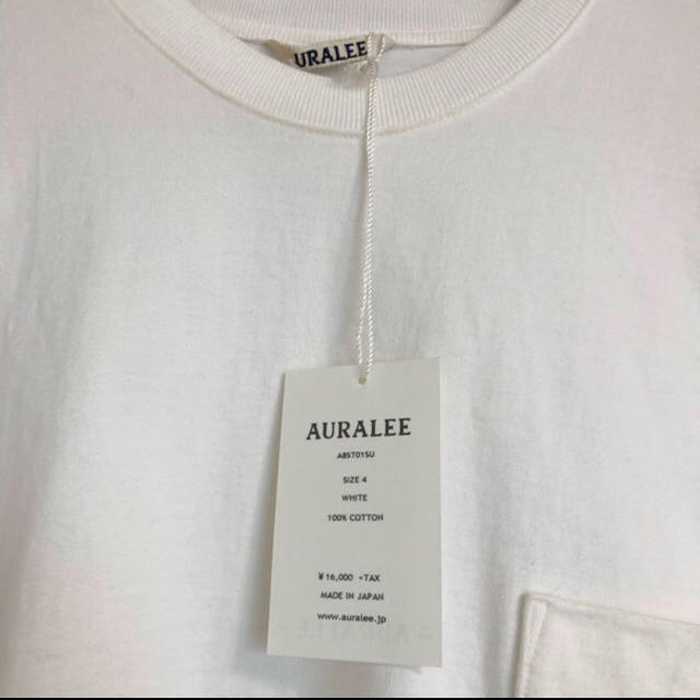 COMOLI(コモリ)の【美品】AURALEE STAND UP TEE 4 メンズのトップス(Tシャツ/カットソー(半袖/袖なし))の商品写真