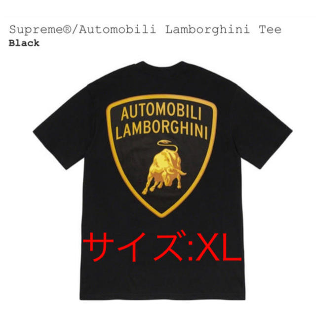 supreme Lamborghini Tee ランボルギーニ XL 黒