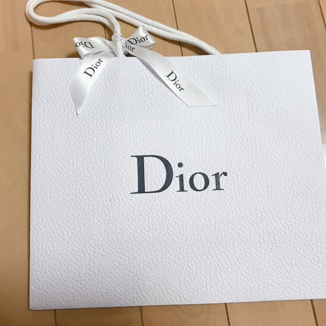 Christian Dior(クリスチャンディオール)のクリスチャンディオール　ショップ袋　黒 レディースのバッグ(ショップ袋)の商品写真